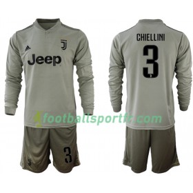 Tenue Juventus CHIELLINI 3 Enfant Exterieur 2018-2019 Maillot de Foot ML